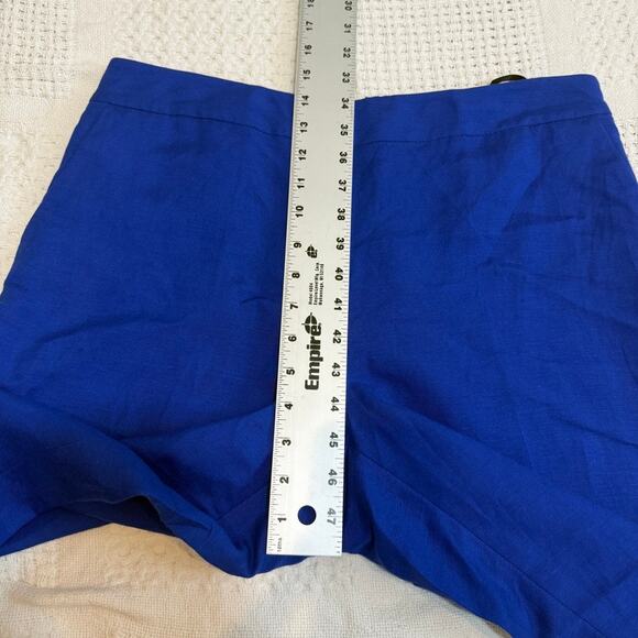 new Calvin Klein 12 side zip linen pant flat front elastic waist P 2661 - Picture 7 of 11